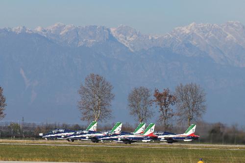 Frecce Tricolori pronte al decollo